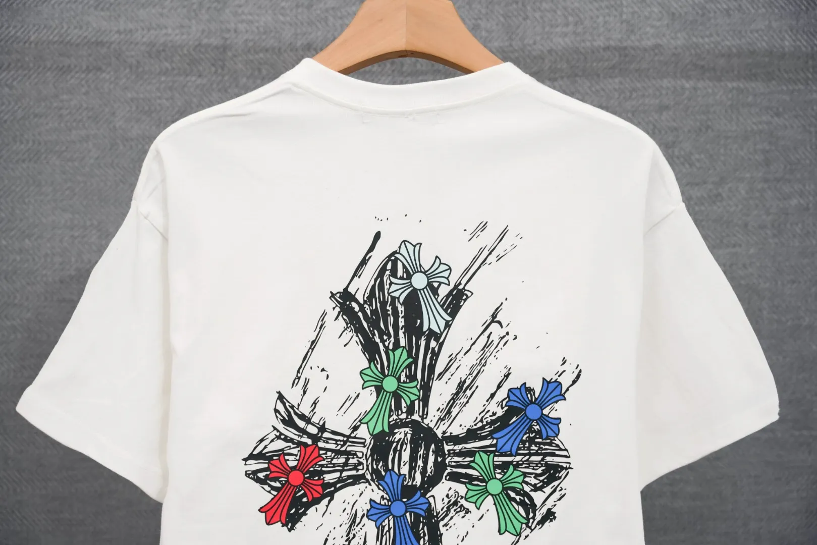 DT 35 60 Chrome Hearts T ， ， Black White S-XL
